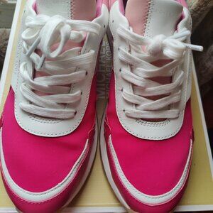 Michael Kors Monroe Trainers Leather pink